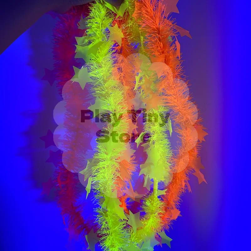 Neon Glow Star Lei Set UV Reactive Hawaiian Leis With Bracelets For Glowing
Neon Glow Star Lei Set UV Reactive Hawaiian Leis With Bracelets For Glowing