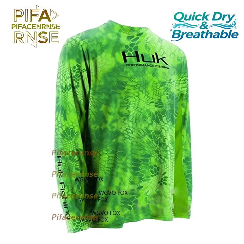 HUK Fishing Shirt Long Sleeve Round Neck Breathable Quick Dry Lure Fishing Sports Wear
HUK Fishing Shirt Long Sleeve Round Neck Breathable Quick Dry Lure Fishing Sports Wear