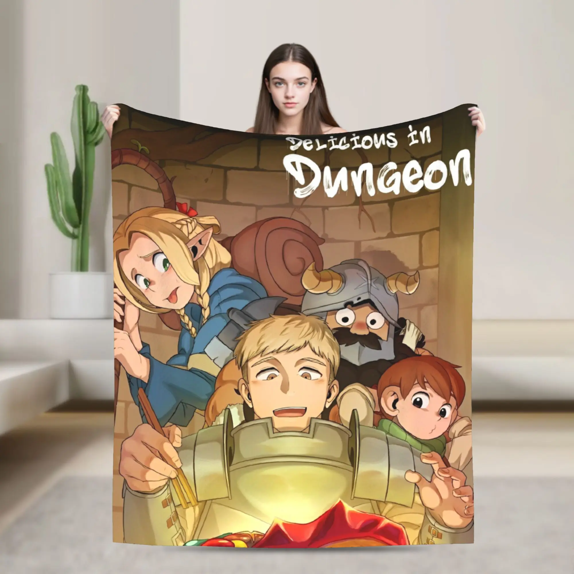 Delicious In Dungeon Meshi Anime Manga Blanket Flannel Super Soft Throw Blanket for Sofa Outdoor Plush Thin Quilt
Delicious In Dungeon Meshi Anime Manga Blanket Flannel Super Soft Throw Blanket for Sofa Outdoor Plush Thin Quilt