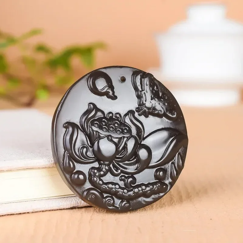 Natural Smoke Purple Hand Carved Lotus Jade Pendant Fashion Boutique Jewelry Men and Women Lotus Necklace Gift Accessories
Natural Smoke Purple Hand Carved Lotus Jade Pendant Fashion Boutique Jewelry Men and Women Lotus Necklace Gift Accessories