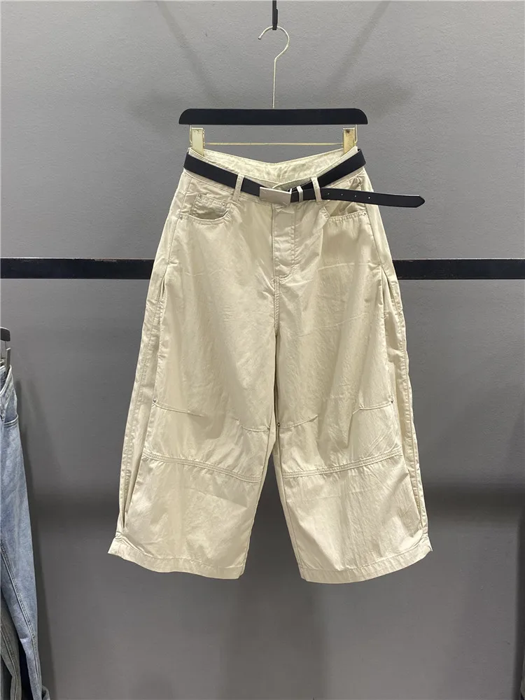 Khaki Wide Leg Pants Women's Summer Thin Pleated Design Loose Slim Straight Casual Trousers Casual Straight Cut Pants
Khaki Wide Leg Pants Women's Summer Thin Pleated Design Loose Slim Straight Casual Trousers Casual Straight Cut Pants