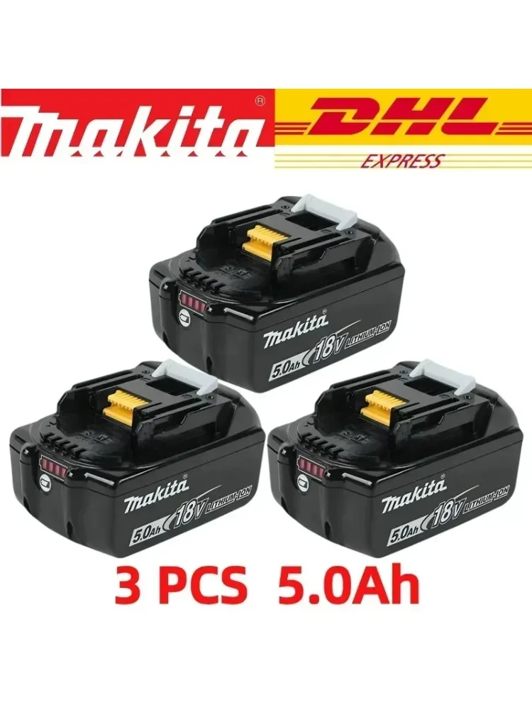 Genuine 18V Makita 6Ah/5Ah For Makita Battery BL1840 BL1830B BL1850B BL1850 BL1860 BL1815 Replacement Lithium Battery
Genuine 18V Makita 6Ah/5Ah For Makita Battery BL1840 BL1830B BL1850B BL1850 BL1860 BL1815 Replacement Lithium Battery