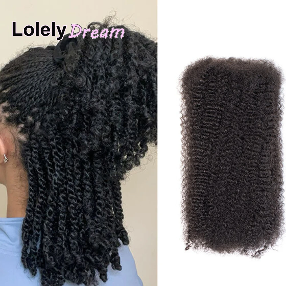 Lolely Dream, перуанские плотные афро-кудрявые объемные волосы, 100% человеческие волосы для дредов, твист-коса, наращивание волос, натуральный черный цвет
Lolely Dream, перуанские плотные афро-кудрявые объемные волосы, 100% человеческие волосы для дредов, твист-коса, наращивание волос, натуральный черный цвет