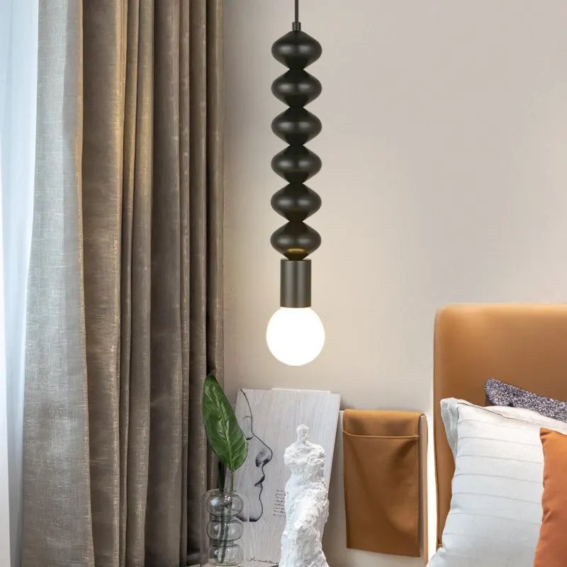 Modern Designer Bedroom Bedside Pendant Light Black Silver Living Room Porch Aisle Entrance Dining Room Kitchen Table Chandelier
Modern Designer Bedroom Bedside Pendant Light Black Silver Living Room Porch Aisle Entrance Dining Room Kitchen Table Chandelier