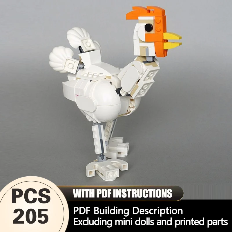 Creators Animal Series Model MOC Building Bricks White Chicken Modular Technology Gifts Holiday Assemble Children Toys Suit
Creators Animal Series Model MOC Building Bricks White Chicken Modular Technology Gifts Holiday Assemble Children Toys Suit