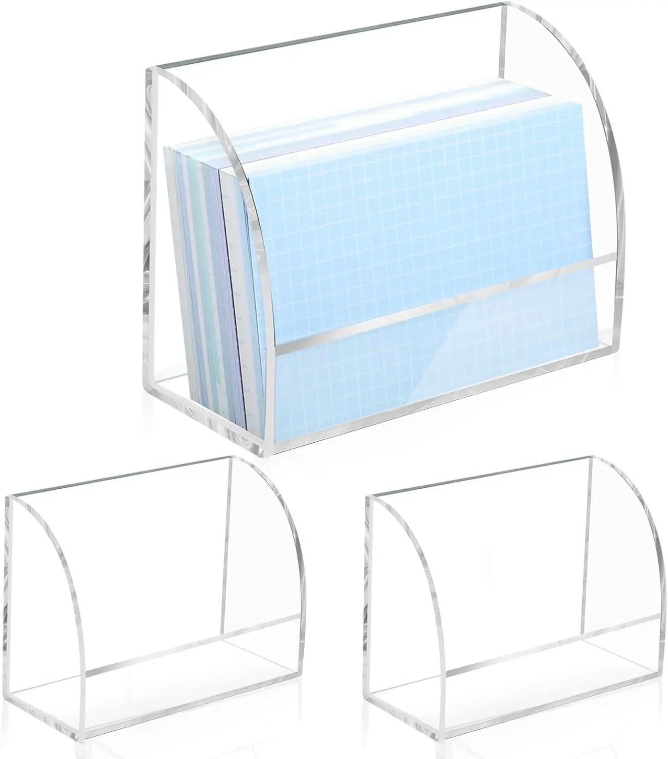 2 Pack Acrylic Index Card Display Stand for Desk 3x5 Clear Business Card Holder Office Classroom
2 Pack Acrylic Index Card Display Stand for Desk 3x5 Clear Business Card Holder Office Classroom