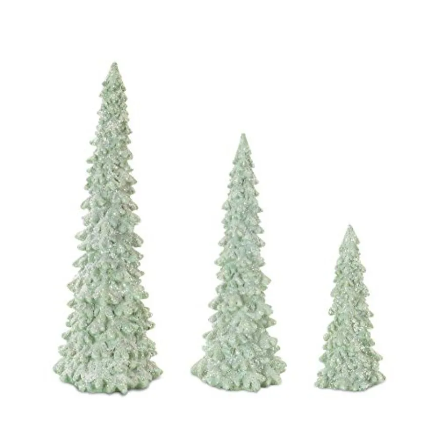Tree Festive Green 12 inch Resin Stone Christmas Holiday Figurines Set of 3
Tree Festive Green 12 inch Resin Stone Christmas Holiday Figurines Set of 3