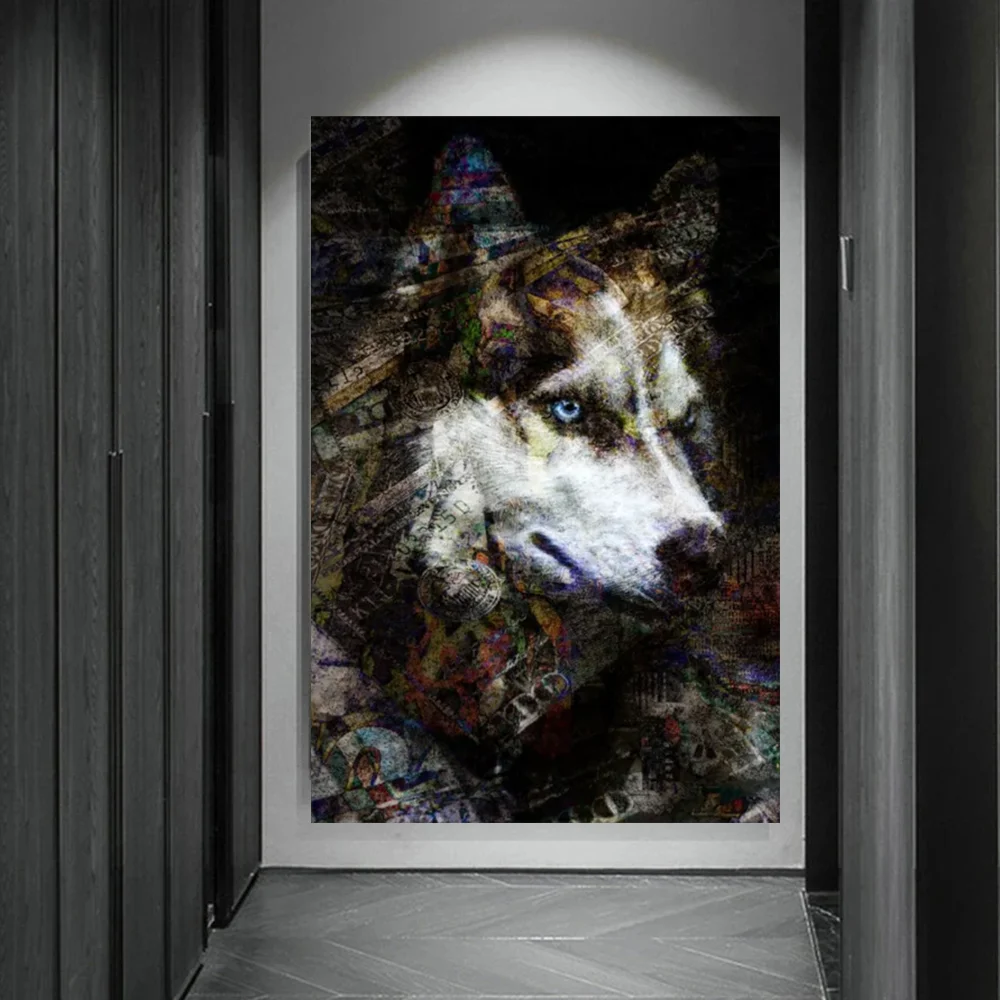 Abstract Wolf Original Wild Animal Canvas Painting, Creative Colorful Graffiti Wall Art, Modern Living Room Artwork Decor Prints
Abstract Wolf Original Wild Animal Canvas Painting, Creative Colorful Graffiti Wall Art, Modern Living Room Artwork Decor Prints