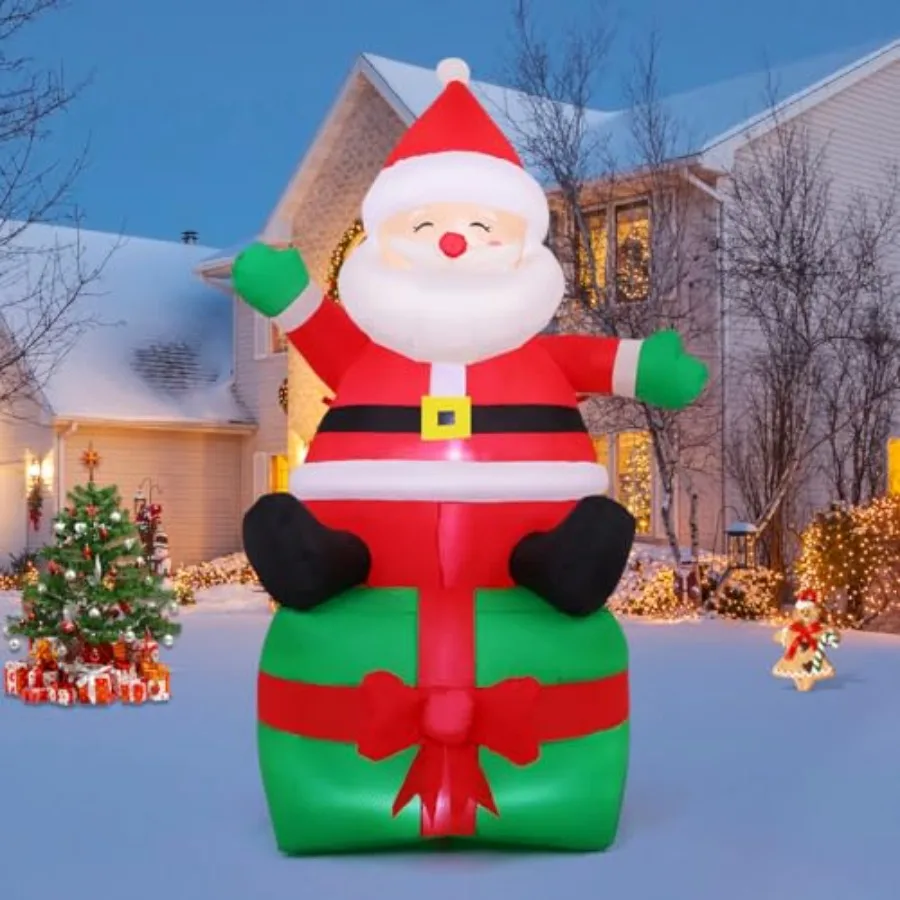 7 FT Christmas Inflatables Outdoor Decorations, Santa Blow Up Inflatable with Built-in LEDs for Christmas Indoor Outdoor Yard L
7 FT Christmas Inflatables Outdoor Decorations, Santa Blow Up Inflatable with Built-in LEDs for Christmas Indoor Outdoor Yard L
