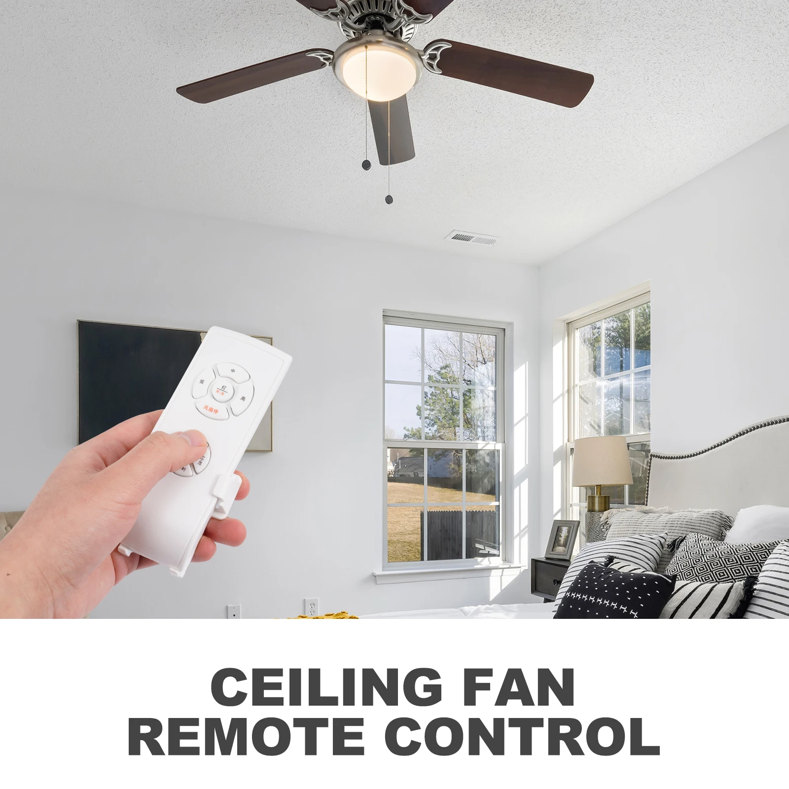 Ceiling Remote Control Kit Timing Switch Universal Wireless Controller for Home Bathrooms Remote Timer Function 
Ceiling Remote Control Kit Timing Switch Universal Wireless Controller for Home Bathrooms Remote Timer Function