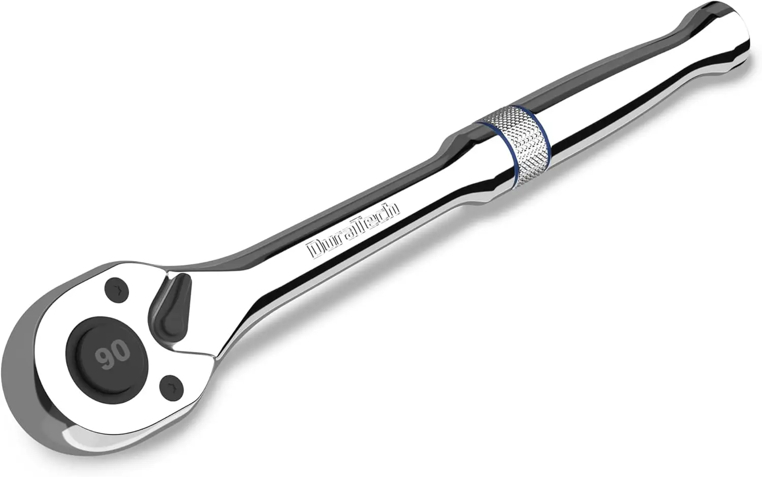 1/4 Inch Drive 90-Tooth Quick-Release Ratchet Wrench, Reversible, Cr-V Steel, Full Polished
1/4 Inch Drive 90-Tooth Quick-Release Ratchet Wrench, Reversible, Cr-V Steel, Full Polished