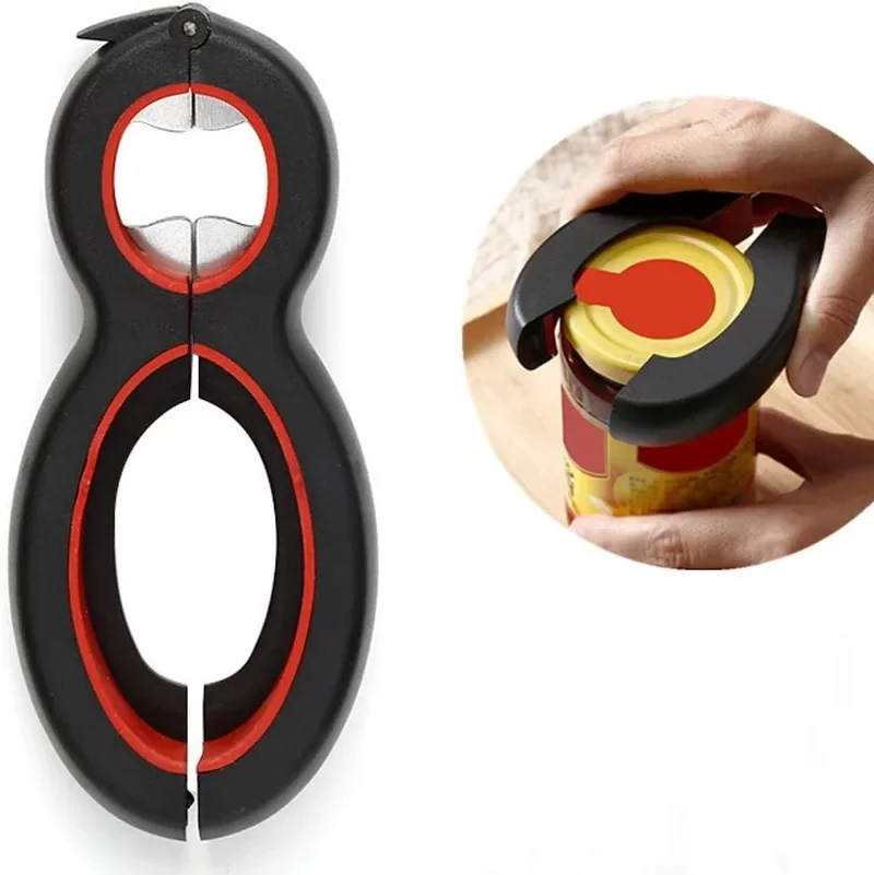 6 in 1 Multi Opener All in One Bottle Opener Can Soda Jar Openers for Kitchen Cooking Weak Hands Arthritis Elderly and Children
6 in 1 Multi Opener All in One Bottle Opener Can Soda Jar Openers for Kitchen Cooking Weak Hands Arthritis Elderly and Children