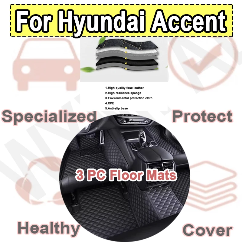 Luxury Car Floor Mats For Hyundai Accent Verna Super Pony Brio Dodge Attitude MC MK3 2006~2011 Leather Mat Rugs Carpets Car Mats 
Luxury Car Floor Mats For Hyundai Accent Verna Super Pony Brio Dodge Attitude MC MK3 2006~2011 Leather Mat Rugs Carpets Car Mats