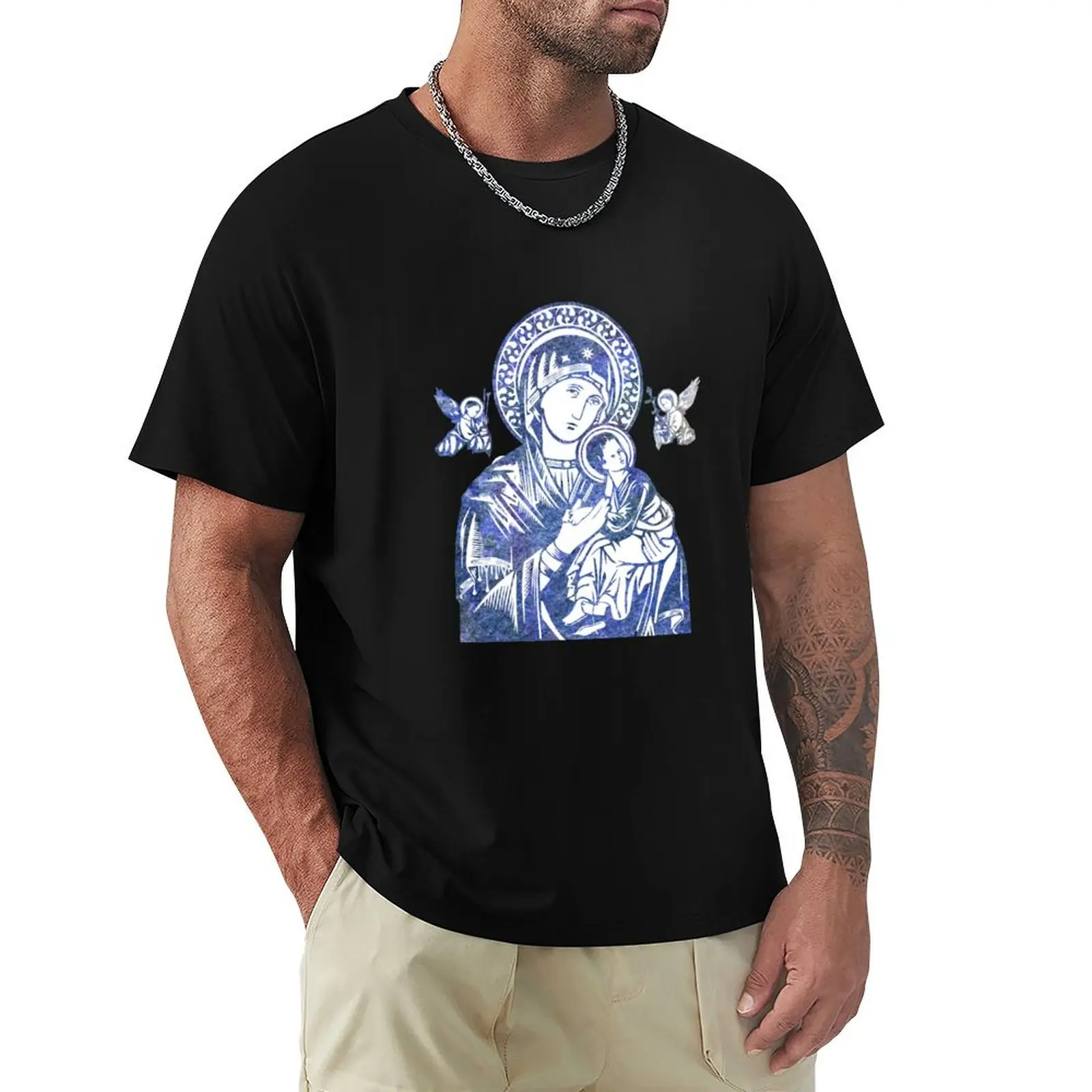 Our Lady Of Perpetual Help T-Shirt Simple Solid Color Crew Neck Tee
Our Lady Of Perpetual Help T-Shirt Simple Solid Color Crew Neck Tee