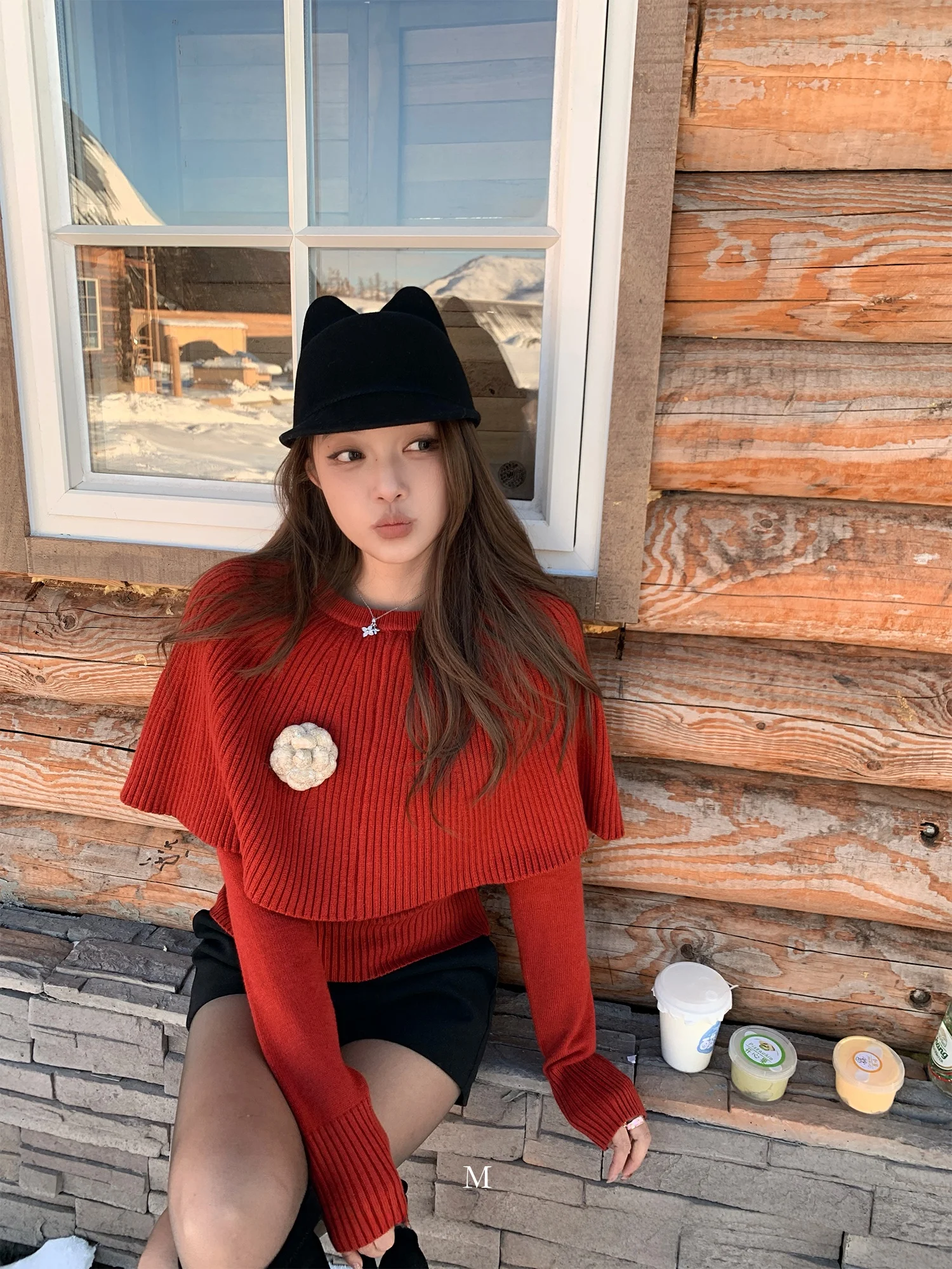 Red Cowl Ne Knitwear Women's Base Layer Inner Wear Aosphere Feeling Fake Two-Piece awl Sweater Long Sve Autumn Winter
Red Cowl Ne Knitwear Women's Base Layer Inner Wear Aosphere Feeling Fake Two-Piece awl Sweater Long Sve Autumn Winter