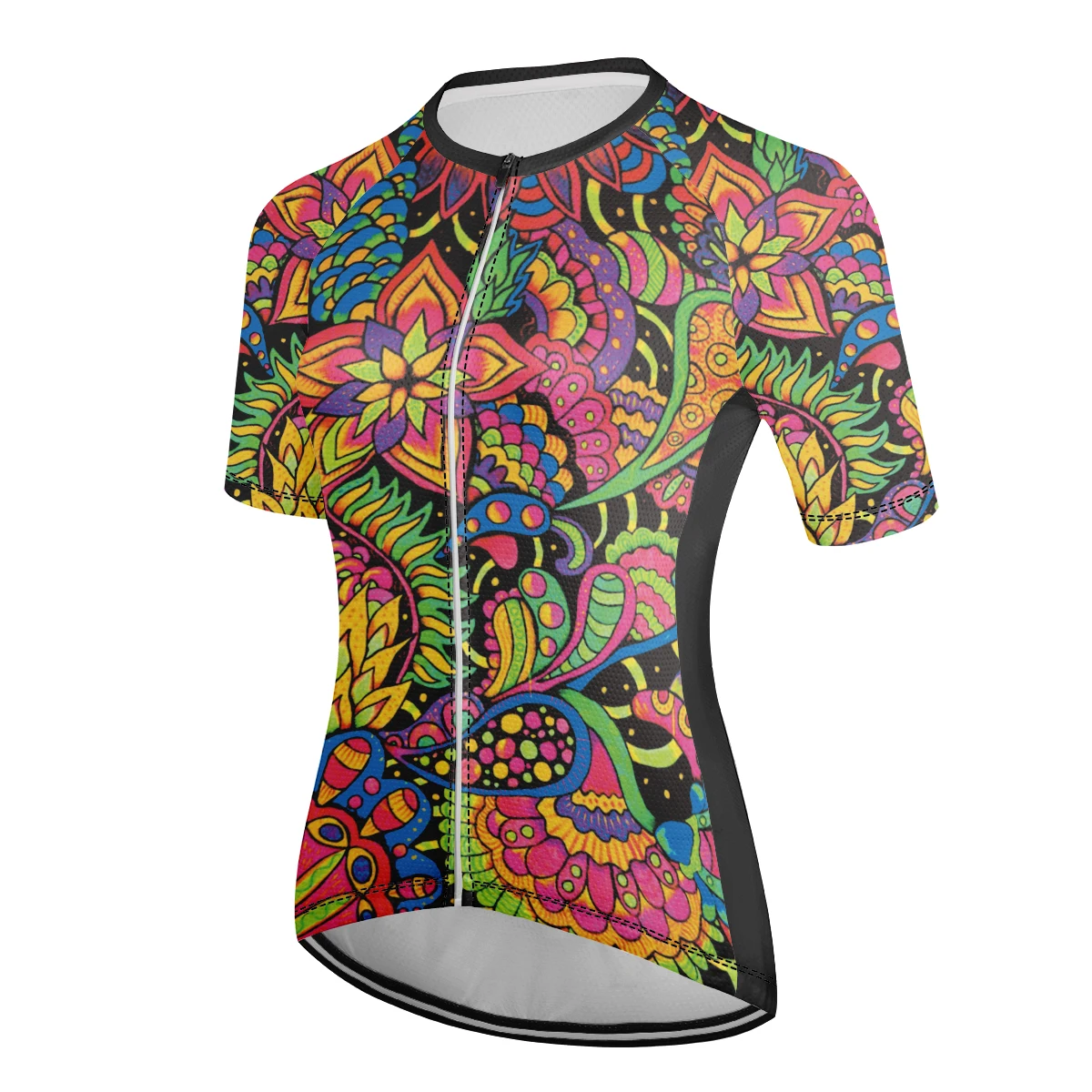2024 summer new gorgeous flowers, suitable for women's cycling sweatshirt short sleeve, reflective strip absorb sweat
2024 summer new gorgeous flowers, suitable for women's cycling sweatshirt short sleeve, reflective strip absorb sweat