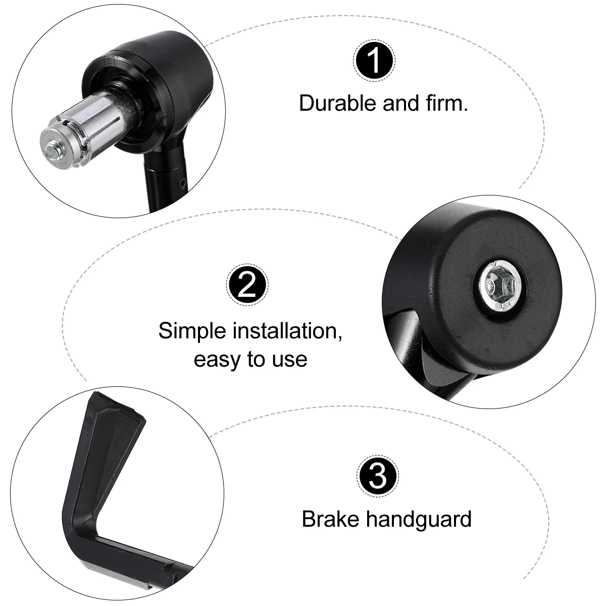 Aluminum Alloy Motorcycle H Black Color Non Slip Durable Firm Easy Installation Brake Lever Protector H grips
Aluminum Alloy Motorcycle H Black Color Non Slip Durable Firm Easy Installation Brake Lever Protector H grips