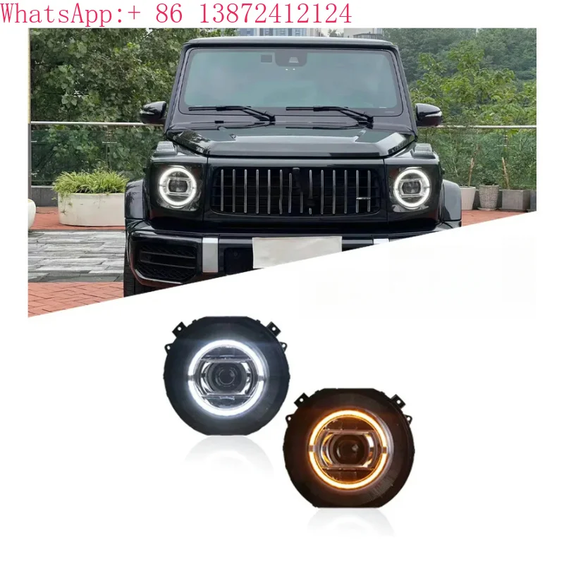 G-Class W463 W464 Upgrade Headlights LED for G350 G500 G63 2007-2022 Head Lamp Assembly Bifocal Len LHD RHD Accessories
G-Class W463 W464 Upgrade Headlights LED for G350 G500 G63 2007-2022 Head Lamp Assembly Bifocal Len LHD RHD Accessories