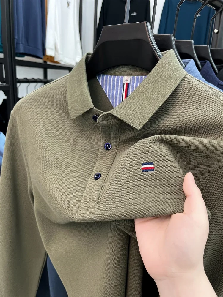 2025 Brand Long Sleeved Men's Polo Shirt Autumn Fashion Hot Selling Exquisite Embroidery Golf Top Comfortable Casual T-shirt
2025 Brand Long Sleeved Men's Polo Shirt Autumn Fashion Hot Selling Exquisite Embroidery Golf Top Comfortable Casual T-shirt