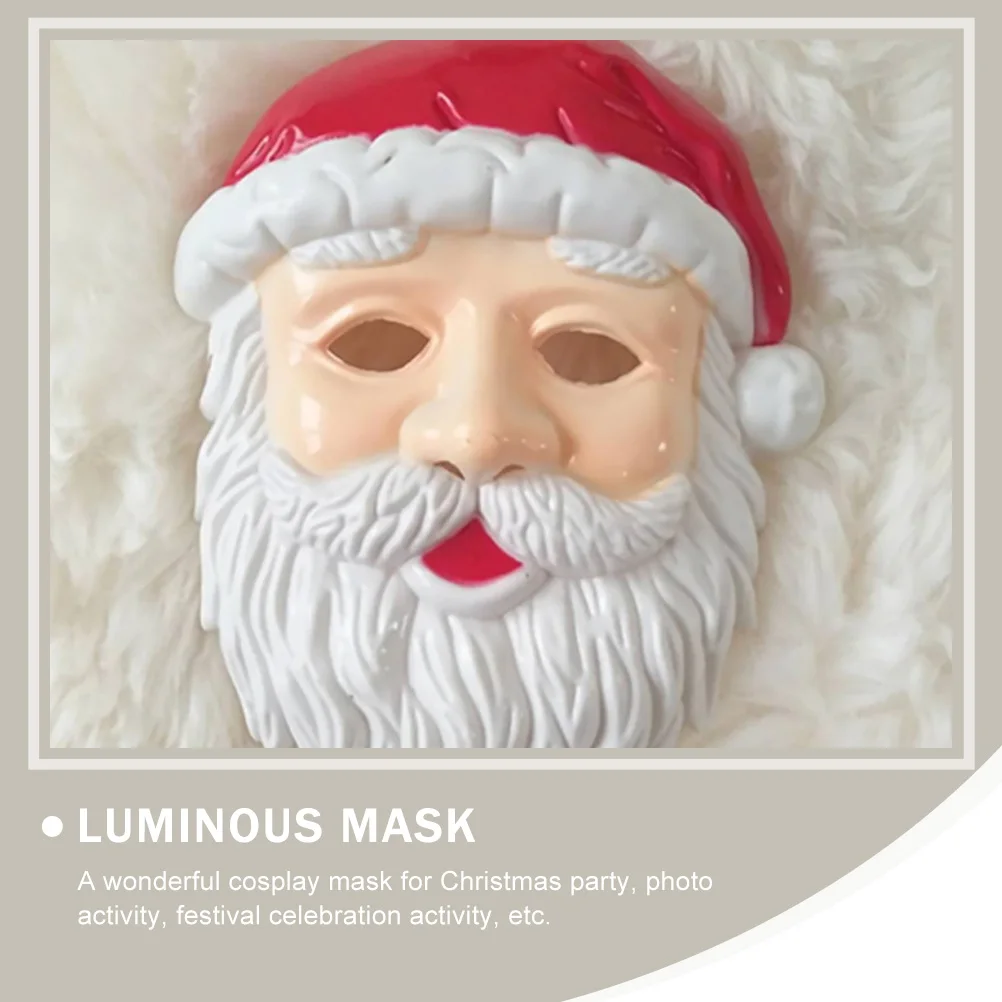 Glowing Santa Mask Christmas Party Face Prop Plastic Luminous Child Fun Festival Cosplay Xmas Party Mask Prop Toy
Glowing Santa Mask Christmas Party Face Prop Plastic Luminous Child Fun Festival Cosplay Xmas Party Mask Prop Toy
