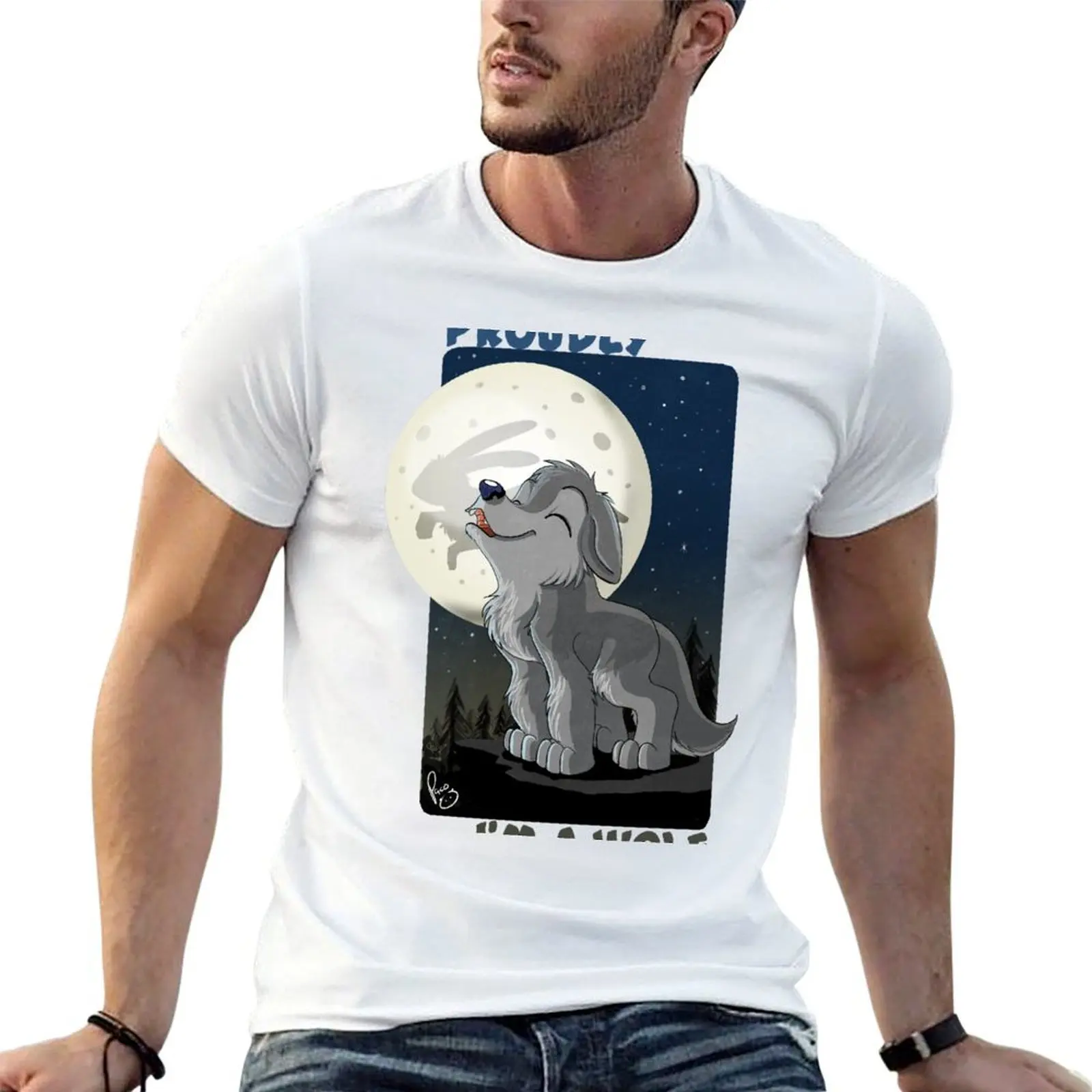Proudly I'm a wolf T-Shirt funny t shirts dark humor man t shirt cotton high quality man t shirts graphic T-shirt
Proudly I'm a wolf T-Shirt funny t shirts dark humor man t shirt cotton high quality man t shirts graphic T-shirt