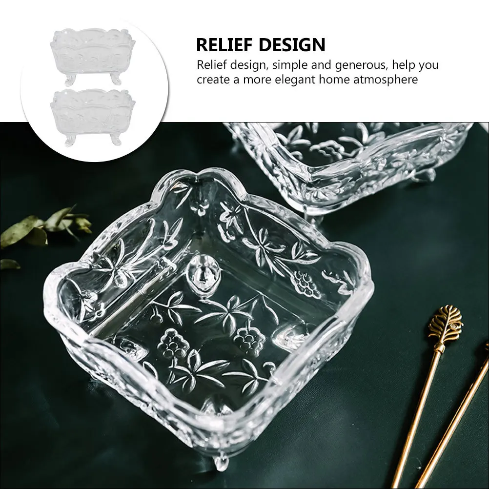 2 шт. рельефные стеклянные чаши: устойчивые, многофункциональные, для мыла, как пепельница, для фруктов и закусок, декоративная хрустальная посуда для дома
2 шт. рельефные стеклянные чаши: устойчивые, многофункциональные, для мыла, как пепельница, для фруктов и закусок, декоративная хрустальная посуда для дома