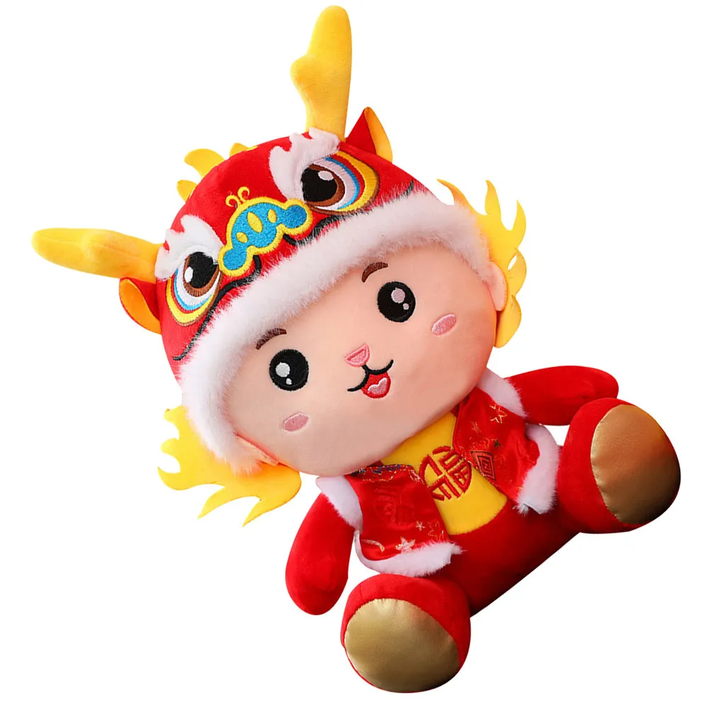 Chinese New Year Dragon Lucky Mascot Soft Stuffed Animal Decoration for Home Table Car Adorable Dragon Year Gift
Chinese New Year Dragon Lucky Mascot Soft Stuffed Animal Decoration for Home Table Car Adorable Dragon Year Gift