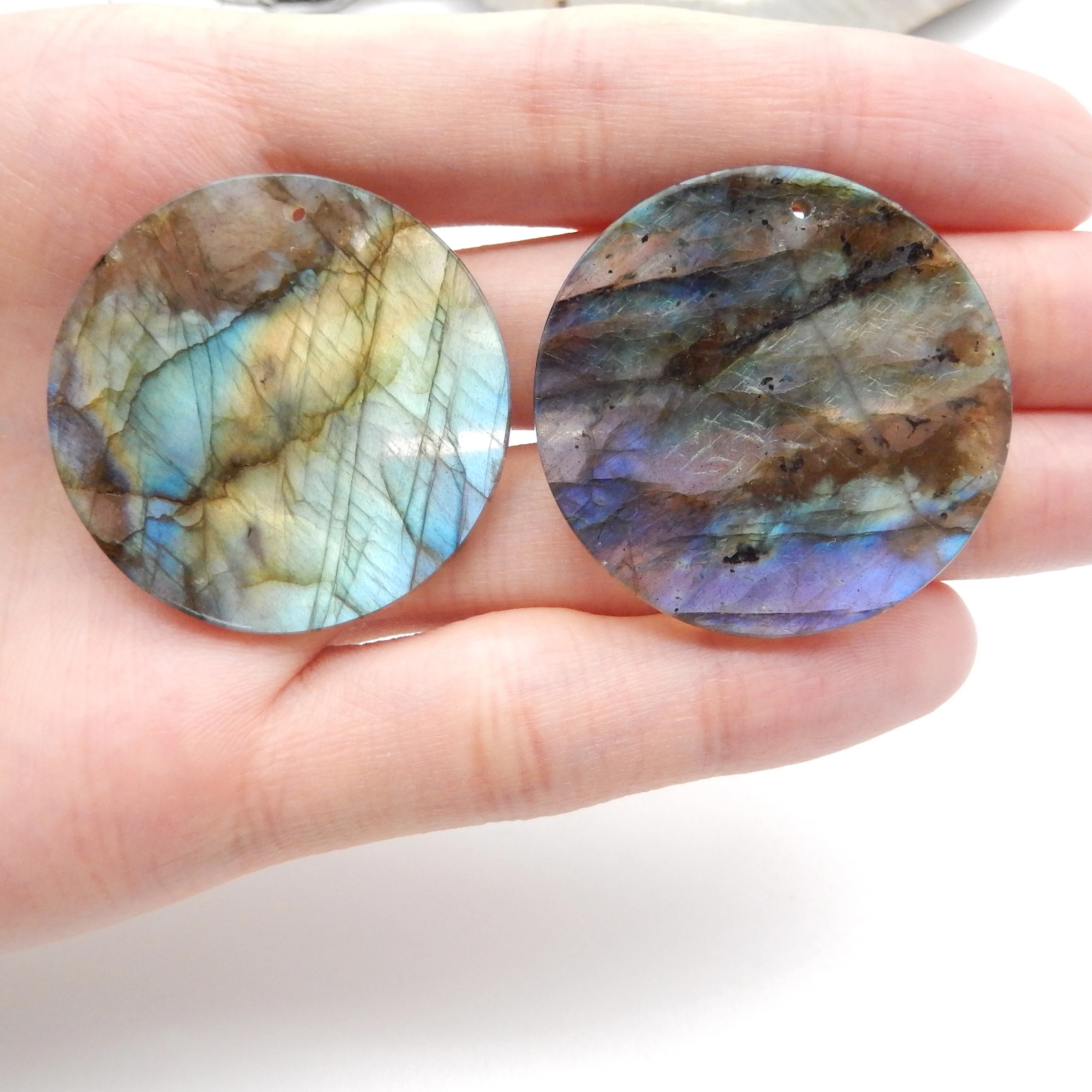 Natural Labradorite Round Earrings For Women Girls Party Jewelry Birthday Gift,Handmade Jewelry DIY Making
Natural Labradorite Round Earrings For Women Girls Party Jewelry Birthday Gift,Handmade Jewelry DIY Making