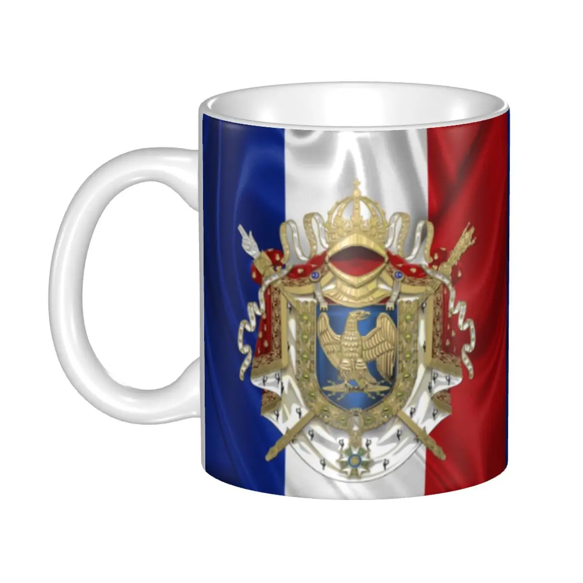 Customized French Flag France Empire Napoleon Mugs DIY Coat Of Arms Ceramic Tea Milk Coffee Cup
Customized French Flag France Empire Napoleon Mugs DIY Coat Of Arms Ceramic Tea Milk Coffee Cup
