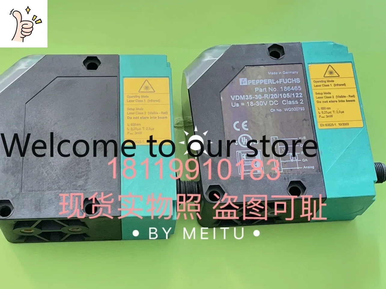 2026 P+F Laser Rangefinder Sensor VDM35-30-R/20/105/122 186465 2 Pcs
2026 P+F Laser Rangefinder Sensor VDM35-30-R/20/105/122 186465 2 Pcs