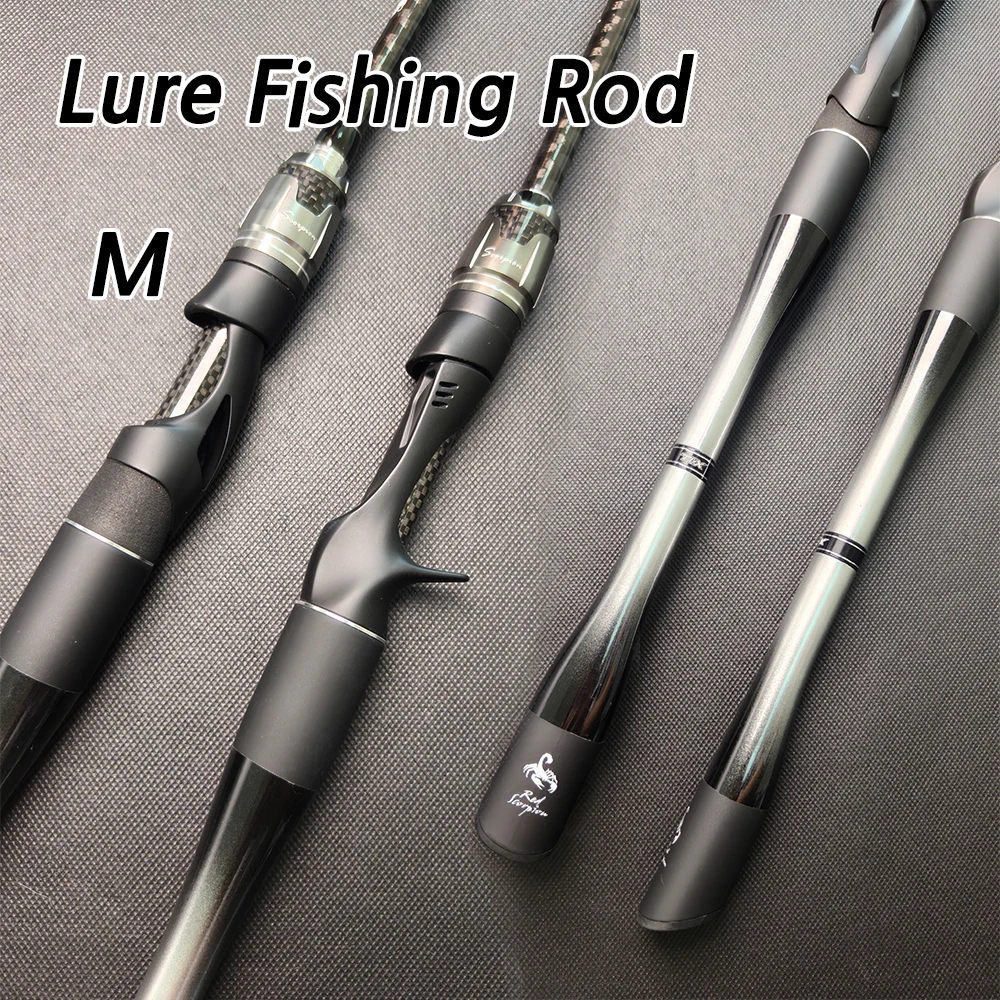 ROLLFISH Carbon Fiber Lure Rod M Power 2.13m/2.4m, Lightweight Sensitive Fast Action Spinning/Casting for Fresh/Saltwater Bass
ROLLFISH Carbon Fiber Lure Rod M Power 2.13m/2.4m, Lightweight Sensitive Fast Action Spinning/Casting for Fresh/Saltwater Bass