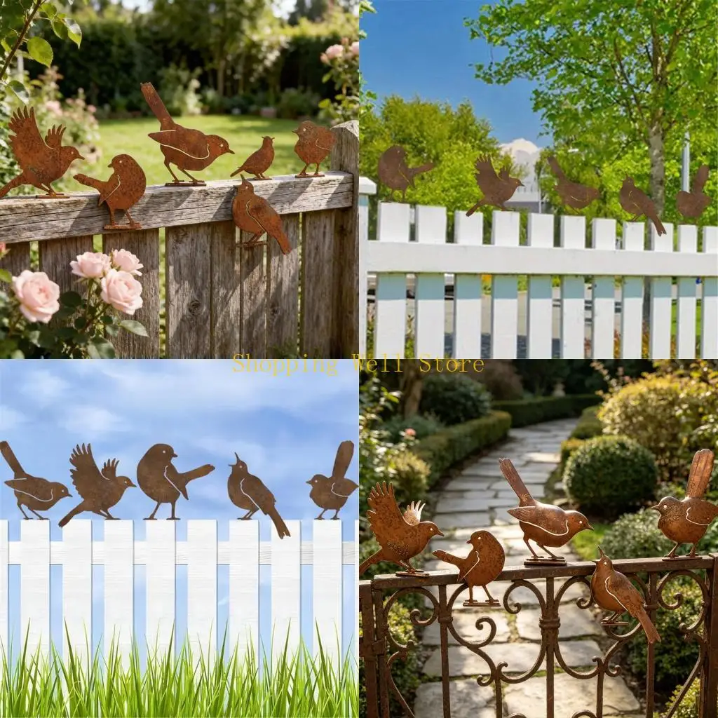 KX4B Wrought Iron Feathered Friend Decorative Metal Bird Ensembles For Outdoor Space Includes Five Distinct Poses
KX4B Wrought Iron Feathered Friend Decorative Metal Bird Ensembles For Outdoor Space Includes Five Distinct Poses