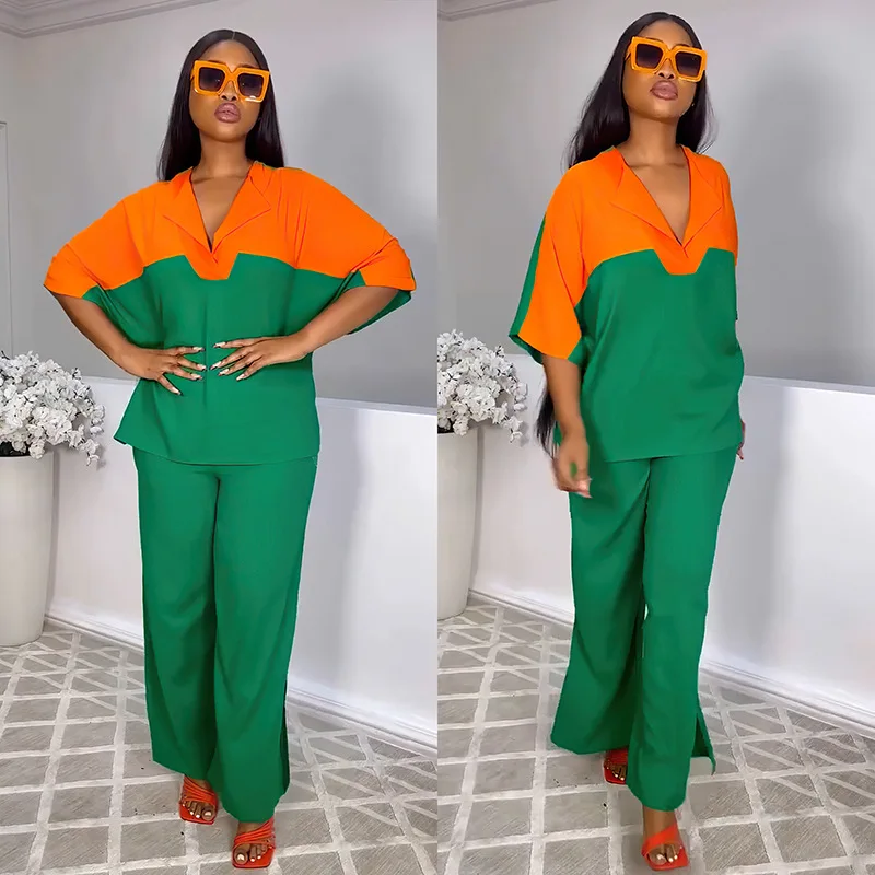 2 Pieces Print African Clothes for Women Elegant Party Top and Pants Suits Dashiki Clothing Plus Size Patchwork Casual Outfits
2 Pieces Print African Clothes for Women Elegant Party Top and Pants Suits Dashiki Clothing Plus Size Patchwork Casual Outfits