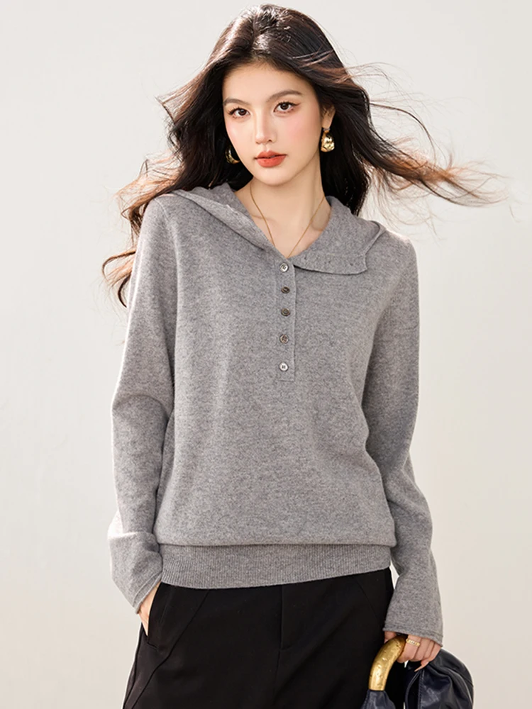 Повседневный вязаный свитер с длинными рукавами для женщин, осенне-зимний, свободного кроя, утягивающий, базовый слой, верхняя одежда для путешествий и активного отдыха
Повседневный вязаный свитер с длинными рукавами для женщин, осенне-зимний, свободного кроя, утягивающий, базовый слой, верхняя одежда для путешествий и активного отдыха