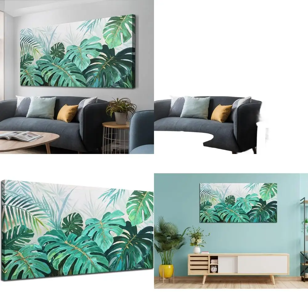 Large 40x20 Framed Monstera Leaf Art - Tropical Jungle Botanical for Home Decor
Large 40x20 Framed Monstera Leaf Art - Tropical Jungle Botanical for Home Decor