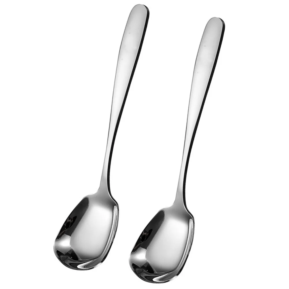2 Pcs Stainless Steel Spoon High Quality Flat Bottom Soup Dessert Kitchen Bar Utensils Easy Clean Dishwasher Safe Premium
2 Pcs Stainless Steel Spoon High Quality Flat Bottom Soup Dessert Kitchen Bar Utensils Easy Clean Dishwasher Safe Premium