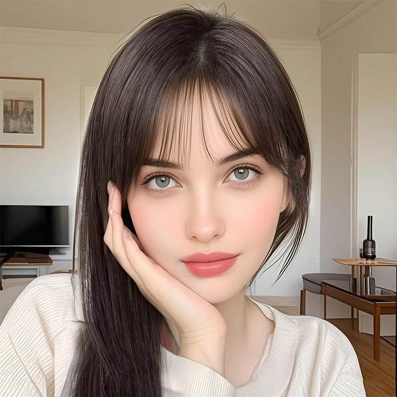 Human hair Bangs Fashionable Flowing Bangs Suitable for Models CatwalksLady's Birthday PartiesHoliday Celebrations
Human hair Bangs Fashionable Flowing Bangs Suitable for Models CatwalksLady's Birthday PartiesHoliday Celebrations
