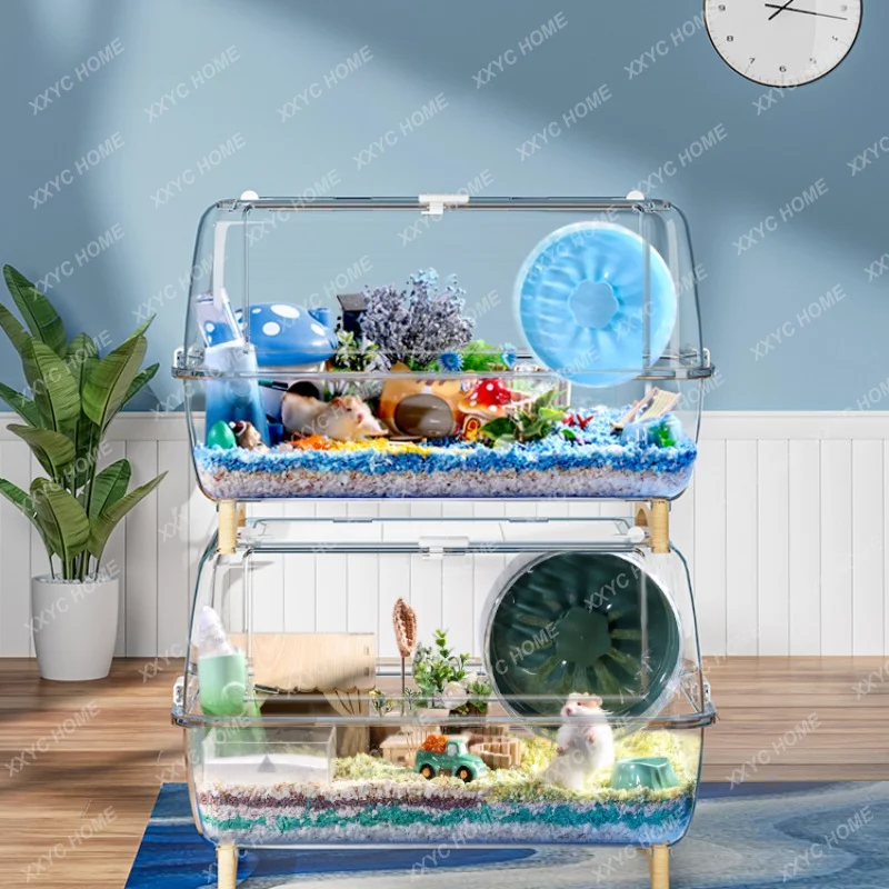 Starry Hamster Cage Acrylic Super Large Space Villa 60 Basic Cage Djungarian Hamster Special Supplies
Starry Hamster Cage Acrylic Super Large Space Villa 60 Basic Cage Djungarian Hamster Special Supplies