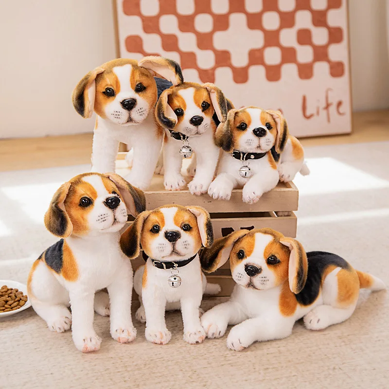 Cute Puppy Doll Plush Toy Like Real Bell Red Cloak Spotted Beagle Dog Standing Lying Sitting Animal Plushie Gift
Cute Puppy Doll Plush Toy Like Real Bell Red Cloak Spotted Beagle Dog Standing Lying Sitting Animal Plushie Gift