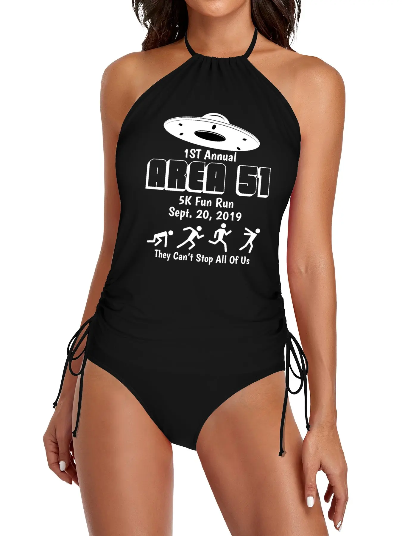 Area 51 5K Fun Run Shirt Split Swimsuit Set Women swimwear Woman beach outfit swimsuits 2025
Area 51 5K Fun Run Shirt Split Swimsuit Set Women swimwear Woman beach outfit swimsuits 2025