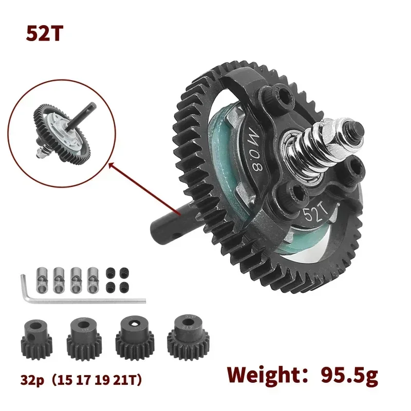 Стальная шестерня M0.8 50T 52T 54T 60T для Trxs Slash Bandit Rustler Stampede 2WD, детали для обновления радиоуправляемого автомобиля
Стальная шестерня M0.8 50T 52T 54T 60T для Trxs Slash Bandit Rustler Stampede 2WD, детали для обновления радиоуправляемого автомобиля
