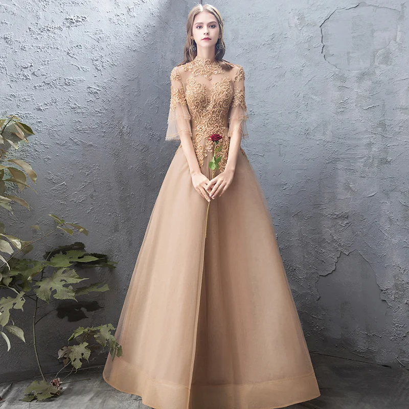 Plus Size Wedding Bridal Prom Gown Evening Party Dresses Sexy Lace Hollowed Out Dress Novelty Elegant Temperament Qipao Vestidos
Plus Size Wedding Bridal Prom Gown Evening Party Dresses Sexy Lace Hollowed Out Dress Novelty Elegant Temperament Qipao Vestidos