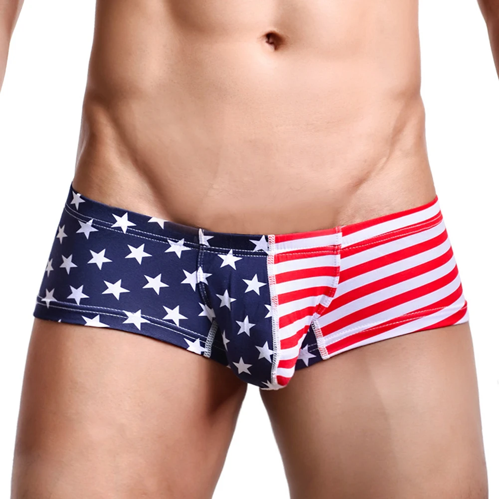 Sexy Mens Low Rise Lingerie Elastic Underpants Flag Print Seamless Briefs Briefs Shorts Soft Bikini Breathable Underwear
Sexy Mens Low Rise Lingerie Elastic Underpants Flag Print Seamless Briefs Briefs Shorts Soft Bikini Breathable Underwear