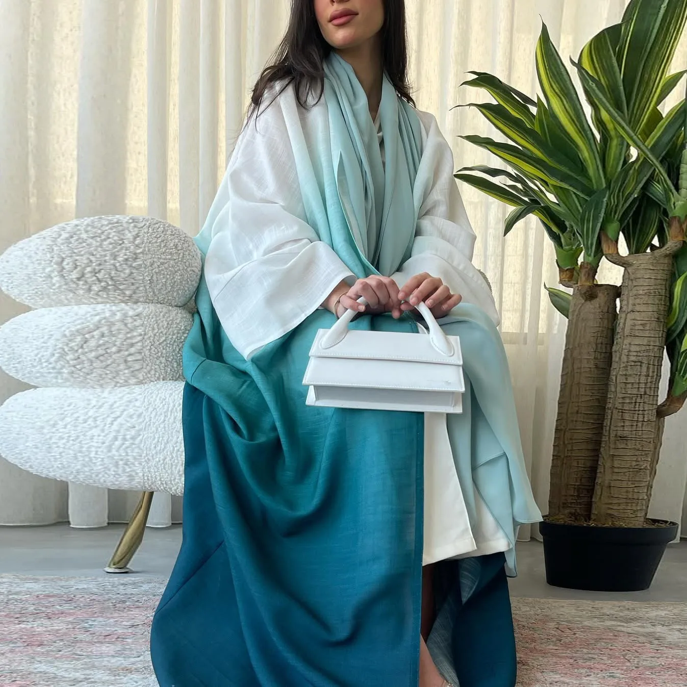 Gradient Kimono Jalabiya Muslim Women Hijab Dress Dubai Open Abaya Turkey Kaftan Eid Kebaya Caftan Marocain Femme Robe Cardigan
Gradient Kimono Jalabiya Muslim Women Hijab Dress Dubai Open Abaya Turkey Kaftan Eid Kebaya Caftan Marocain Femme Robe Cardigan