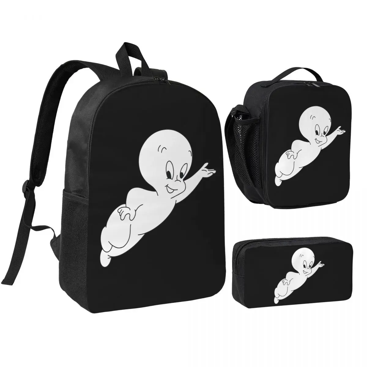 Casper The Friendly Ghost 90s Backpack Student BookBag School Bag Shoulder Bags 3ps Insulated Lunch Bag Pencil Case
Casper The Friendly Ghost 90s Backpack Student BookBag School Bag Shoulder Bags 3ps Insulated Lunch Bag Pencil Case