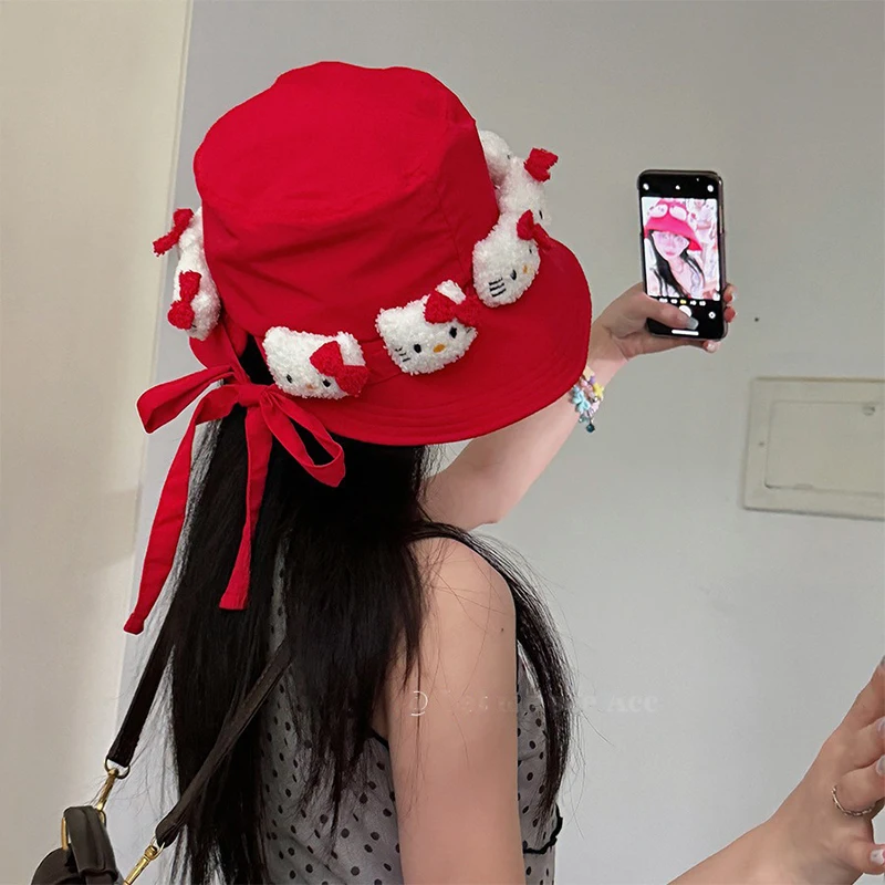 Шляпа с солнцезащитным козырьком Hello Kitty Y2K, женская шляпа с мультяшным аниме рисунком, летняя универсальная шляпа с солнцезащитным козырьком в виде допаминового сердца для девушек, милый подарок для девушки
Шляпа с солнцезащитным козырьком Hello Kitty Y2K, женская шляпа с мультяшным аниме рисунком, летняя универсальная шляпа с солнцезащитным козырьком в виде допаминового сердца для девушек, милый подарок для девушки