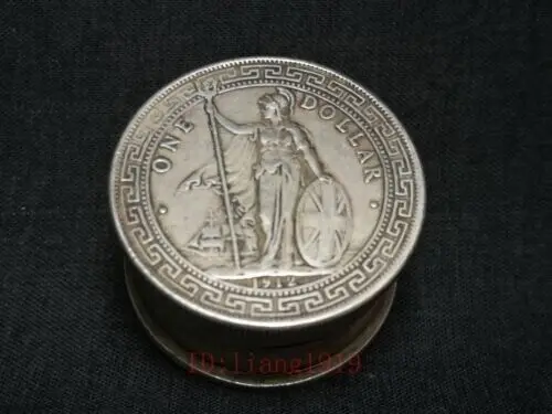 Chinese Tibet Silver inlay stand person Statue coin Inkpad Box Seal Collection
Chinese Tibet Silver inlay stand person Statue coin Inkpad Box Seal Collection