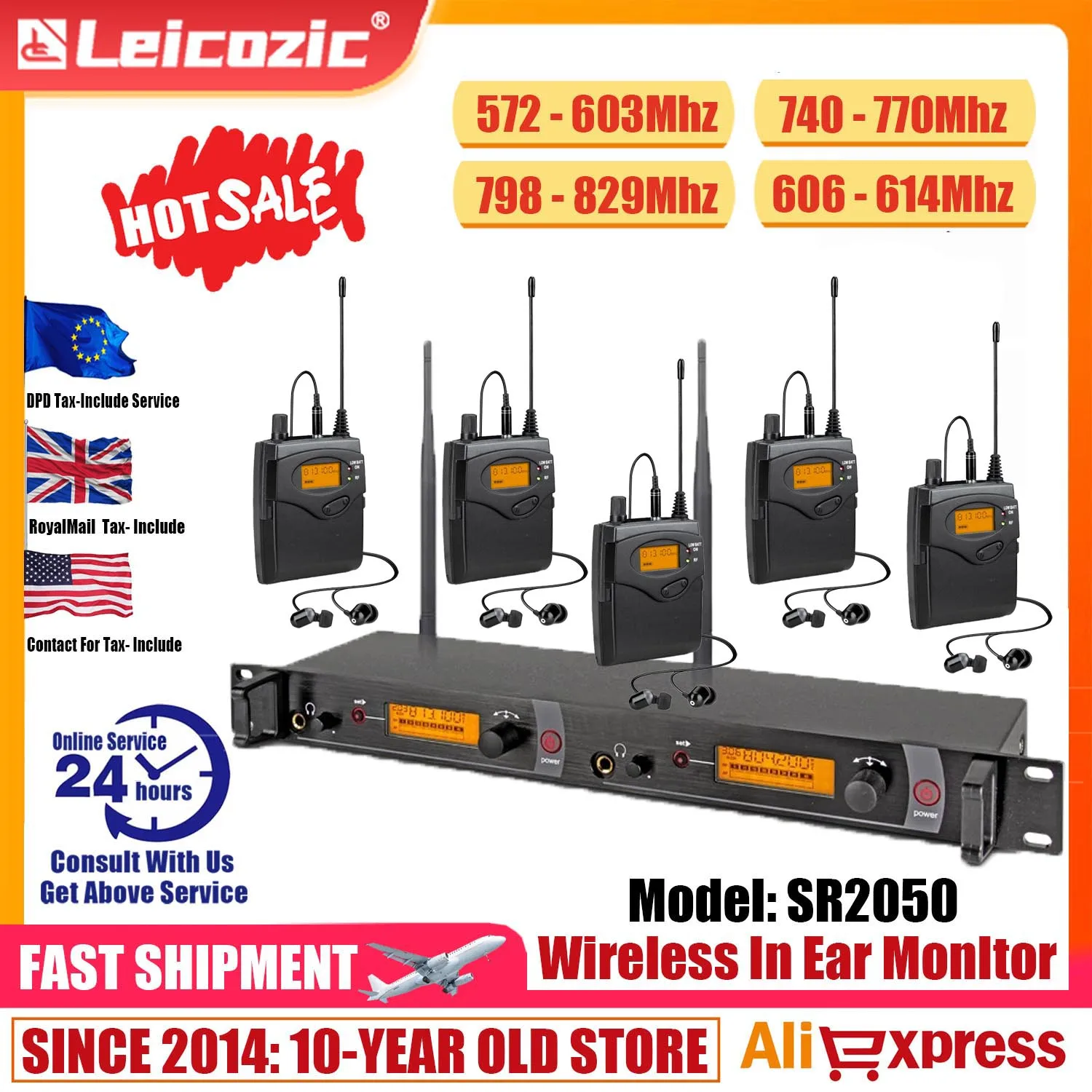 Беспроводная система мониторинга, 5 приемников, 1 передатчик, внутриканальный монитор, беспроводная внутриканальная система мониторинга SR2050, двойной монитор
Беспроводная система мониторинга, 5 приемников, 1 передатчик, внутриканальный монитор, беспроводная внутриканальная система мониторинга SR2050, двойной монитор