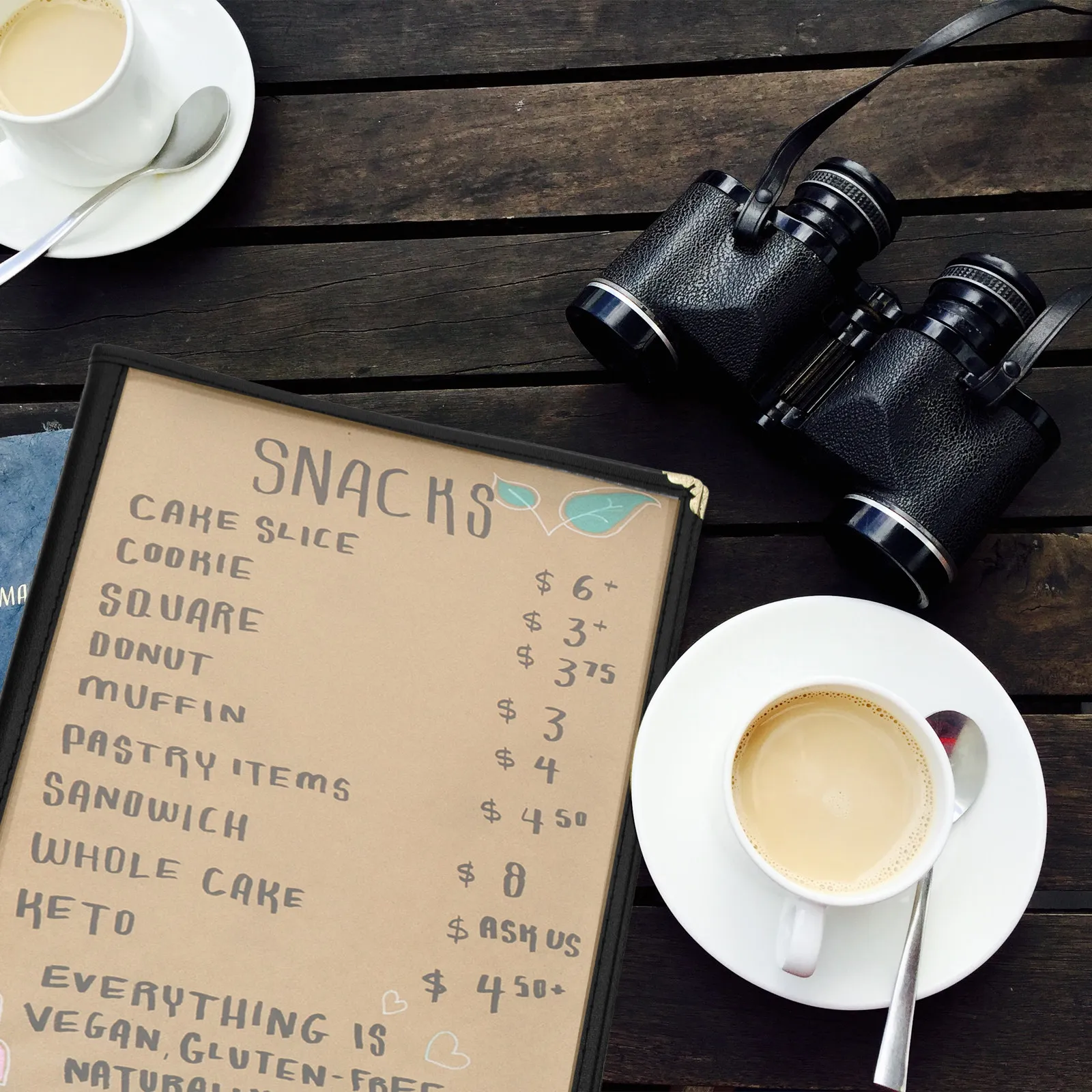 High Quality PVC Menu Cover Stain Resistant Abrasion Proof Fold Style for Restaurants Hotels Bars Cafes Pubs Recipe Holder Price
High Quality PVC Menu Cover Stain Resistant Abrasion Proof Fold Style for Restaurants Hotels Bars Cafes Pubs Recipe Holder Price