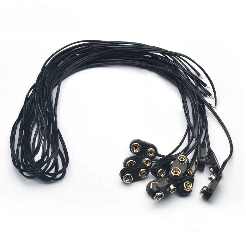 20Pcs 60CM 9V Battery Adapter 6F22 Battery Convert Cable for Active Guitar Bass Pickup Battery Connect Cable Guitar Parts
20Pcs 60CM 9V Battery Adapter 6F22 Battery Convert Cable for Active Guitar Bass Pickup Battery Connect Cable Guitar Parts